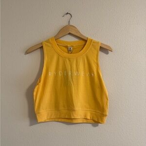 5/$55 !! 🔥 NWT Ryderwear Mustard Yellow Crop Top